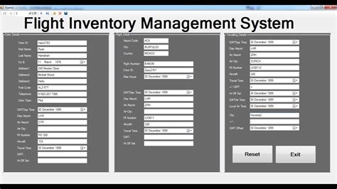 If you download and see the code, you will find that the way of. How to Create Flight Inventory Management System in Visual Basic.Net - YouTube
