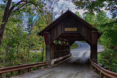 Emilys Covered Bridge In Stowe Vermont Photograph By Jeff