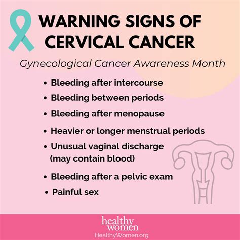 What Is The Early Signs Of Cervical Cancer 6 Signs And Symptoms Of