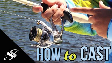How To Cast A Spinning Reel Rod For Beginners POBSE