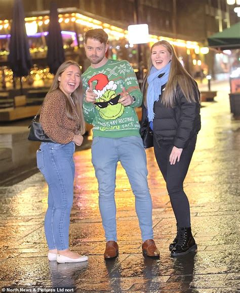 Very Merry Revellers Get An Early Start To Christmas Day Festivities