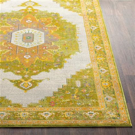 Surya Aura Silk Updated Traditional Area Rug 7 Ft 10 In X 10 Ft 3 In