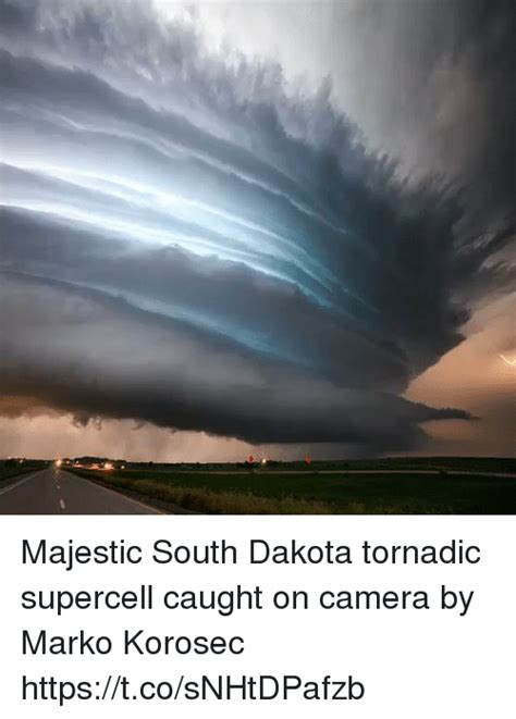 South Dakota Tornadic Supercell Caught South Dakota Supercell