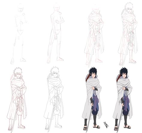Sasuke Drawing Full Body 101hannelore