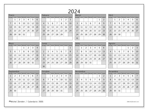 Calendarios 2024 Michel Zbinden Py