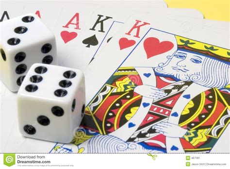 These board games are not just dice games or card games. Dice Cards stock image. Image of aces, vegas, card, kings ...
