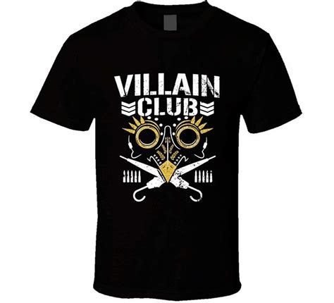 Villain Club Marty Scurll The Bullet Club Elite Cool T Shirt 1245