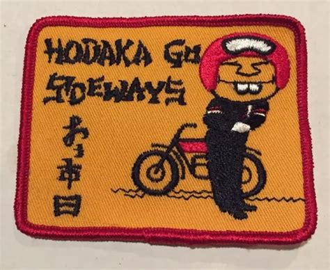 Vintage Patch Nos Hodaka Go Sideways Motorcycles Biker 70s Rat Hot Rod