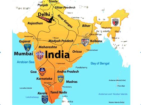 La India Mapa Mapa