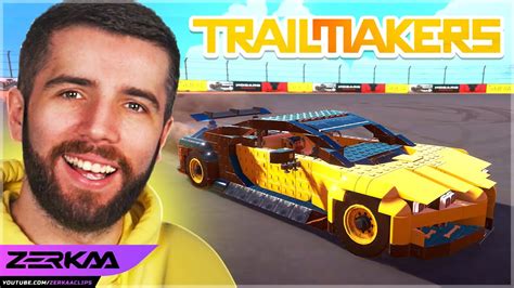 Building My Own Super Car Challenge With Blocks Trailmakers Youtube