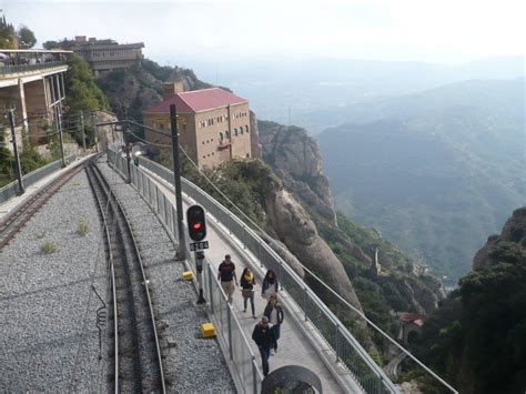 Margaret Muir Rack Railway To Montserrat Benedictine Monastary Spain