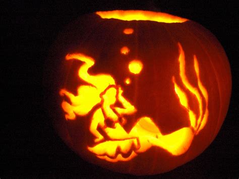 Mermaid Pumpkin Carving