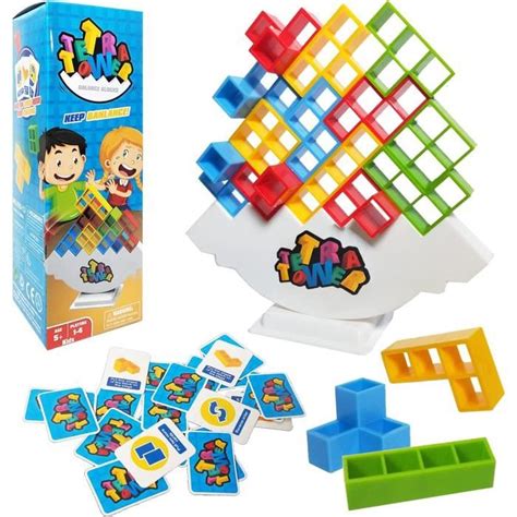 Tetra Tower Jeux Tetris Tower Jeux Pour Enfants Tetris Balance Jouet