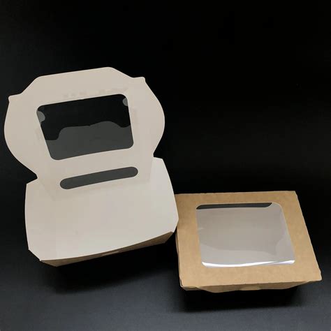 Disposable Takeaway Food Box Paper Takeaway Box With Window Buy