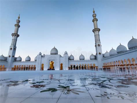 Abu Dhabi Sheik Zayed Mosque Beautiful Islamic Architecture The