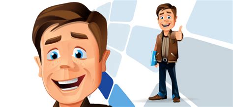 Casual Businessman Vector Character Vector Characters