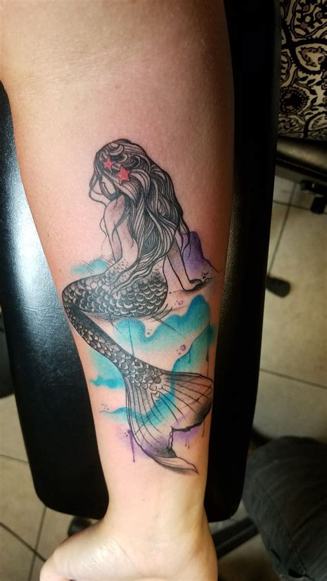 My Beautiful New Mermaid Tattoodone In Myrtle Beach At Elite Ink
