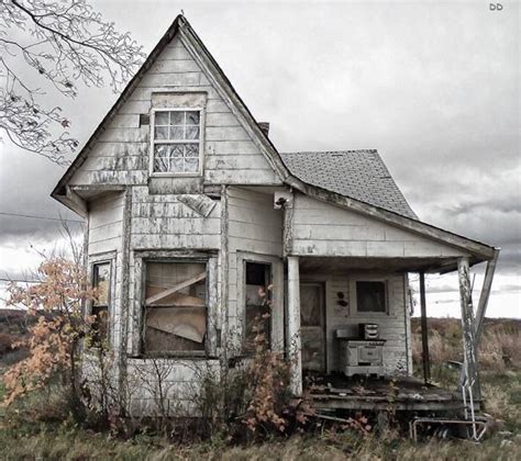 This Tiny Abandoned Old Farm House Really Intrigues Me When A Place Is
