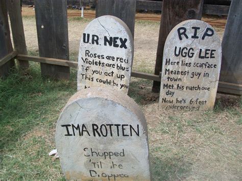 20 Funny Cemetery Names Halloween