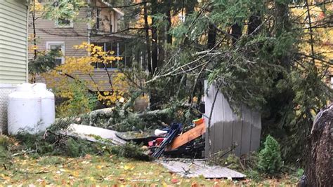 Photos Fall Noreaster Brings Down Trees Floods Roads