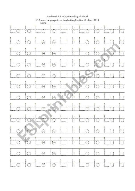 Handwriting Practice Pages Part 2 - ESL worksheet by Damyta