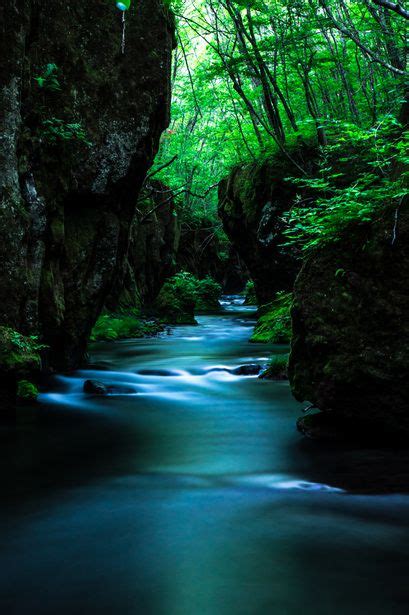 Mysterious Valley Tarumae Garo Gorge Tomakomai Hokkaido Japan