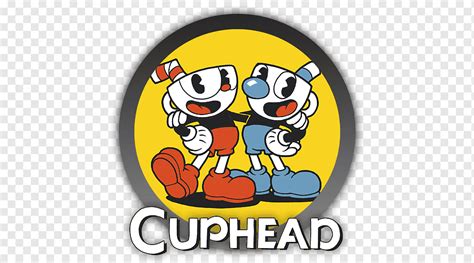 Art Cuphead Logo Png Mugman Cuphead Scared Emoticon Blue Logo Face