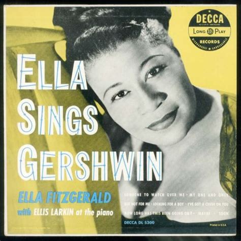 Decca, black & white, mgm, verve. popsike.com - 10"/ELLA FITZGERALD /Ella Sings Gershwin ...