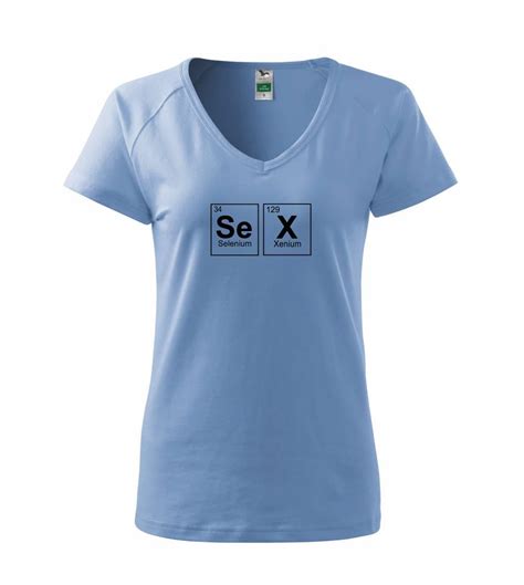 Sex Periodická Tabuľka Tričko Dámske Dream Myshirt Sk