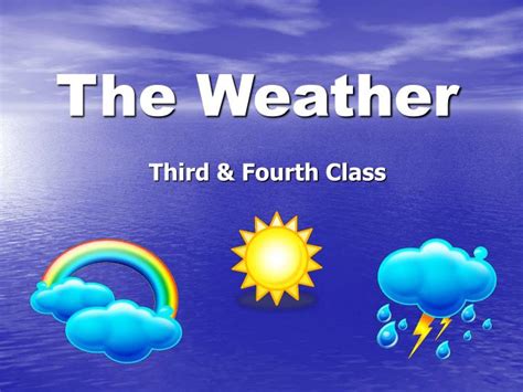 Ppt The Weather Powerpoint Presentation Free Download Id2626721