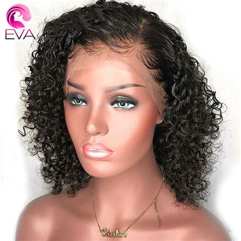 Eva 150 Density 13x6 Short Bob Lace Front Wigs With Baby Hair