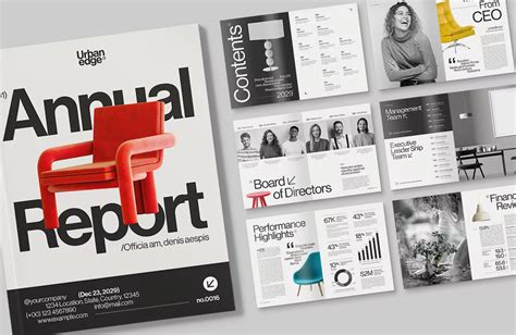 Creative Annual Report Brochures 15 Templates Graphic Design Junction