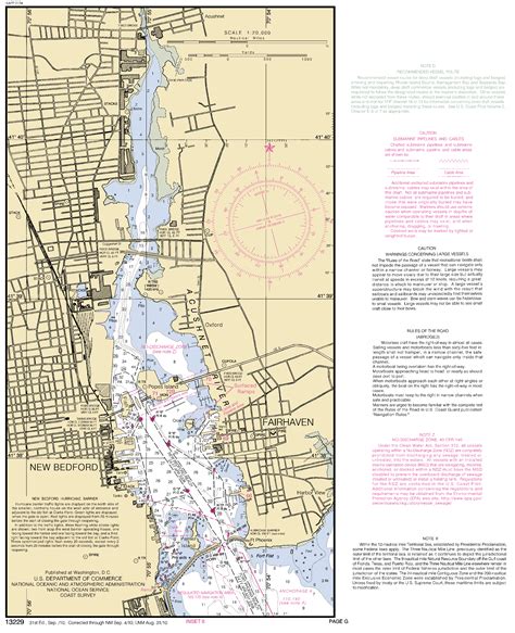 Acushnet River Ma Inset 6 Nautical Chart ΝΟΑΑ Charts Maps