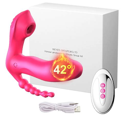 3 In 1 G Spot Sucker Vibrator For Women Vibrating Anal Bead Clitoris Stimulator Remote Control