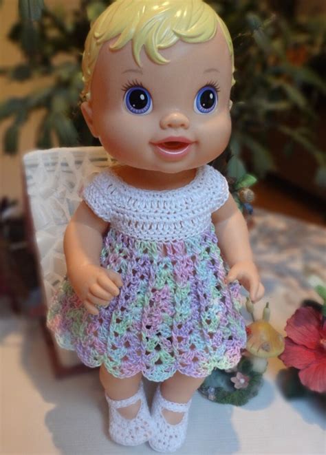 Crochet Clothes 12 13 Inch Baby Alive Princess New Teeth Baby Etsy
