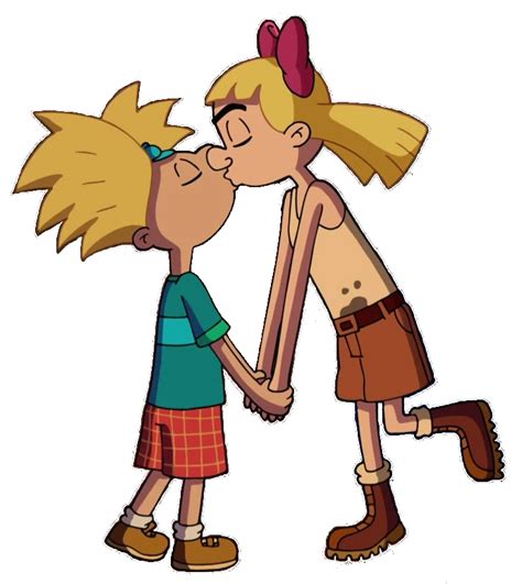 Arnold Shortman And Helga G Pataki Kissing By Minionfan On Deviantart