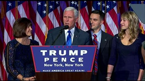 Watch Mike Pences Victory Speech Youtube