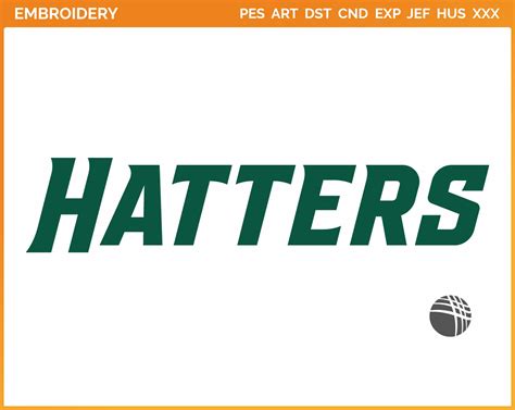 Stetson Hatters Wordmark Logo 2018 College Sports Embroidery Logo