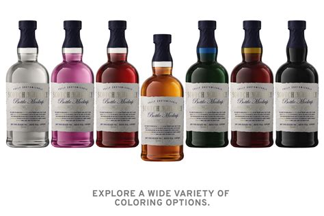 Download Scotch Whiskey Bottle Mockup+Free Sample on Behance
