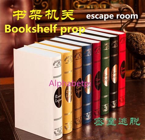 Escape rooms are great both for inexperienced and proficient players. Room escape room prop clues chamber room Bookshelf prop ...