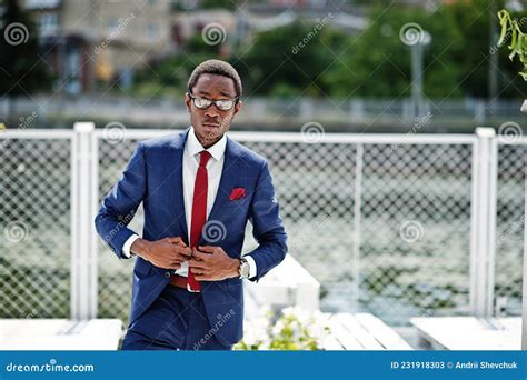 African American Happy Successful Man At Suit Rich Black Business Man