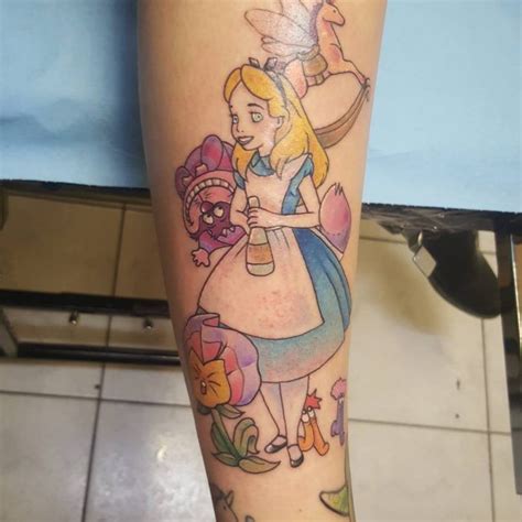 And it's got us running to the theaters like: Alice-in-Wonderland-Tattoo_ | Wunderland tattoo, Alice im wunderland, Tattoo designs