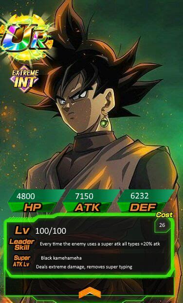 Dokkan Battle Black Goku Ssj4 Gogeta Cards Dragonballz Amino