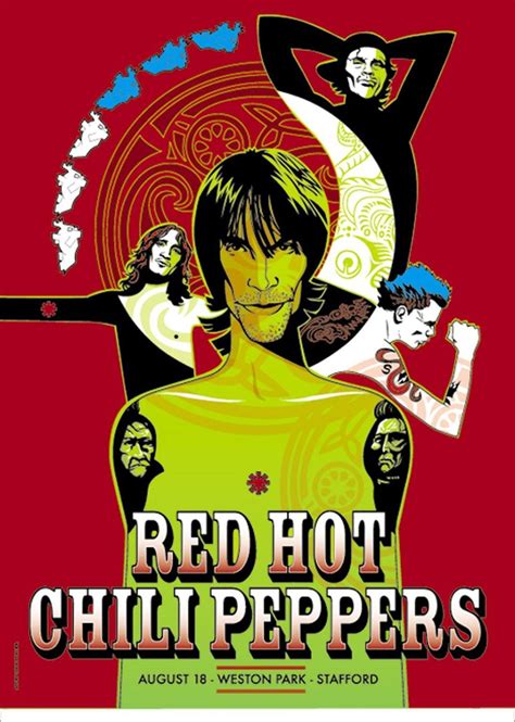 red hot chili peppers stafford mini print red hot chili peppers red hot chili peppers