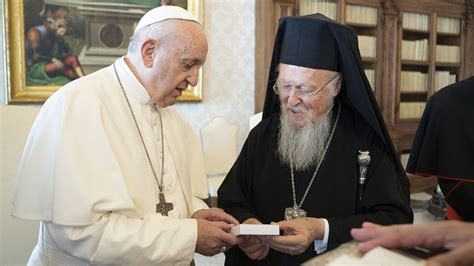 Vaticano Encuentro Del Papa Francisco Con El Patriarca Bartolomé