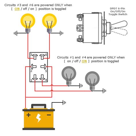 3 Way Dpdt Switch Wiring 3 Way Switch Wiring Diagram And Schematic