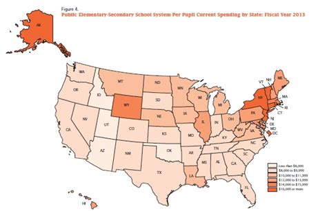 The States That Spend The Most And The Least On Education In One Map