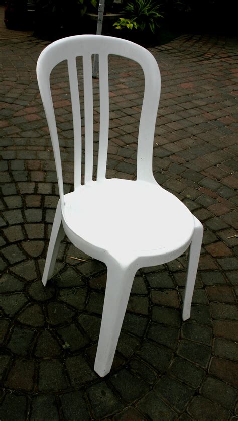 White Plastic Chairs Stackable Modern Design Plastic White Stackable