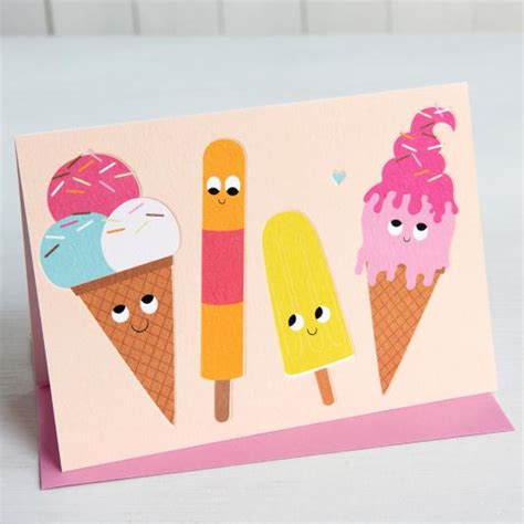 Ice Cream Friend Card Rex London Dotcomtshop