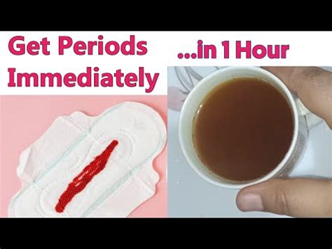 How To Get Periods Immediately In One Hour Home Remedy For Irregular Periods Effective Periods